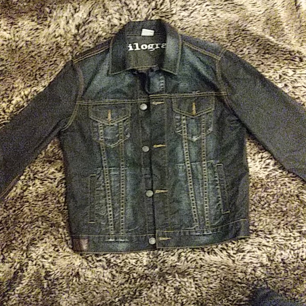 Mens denim wash jacket